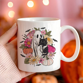 Taza De Café Halloween Ghost Girly