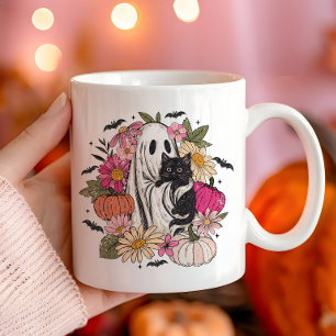 Taza De Café Halloween Ghost Girly