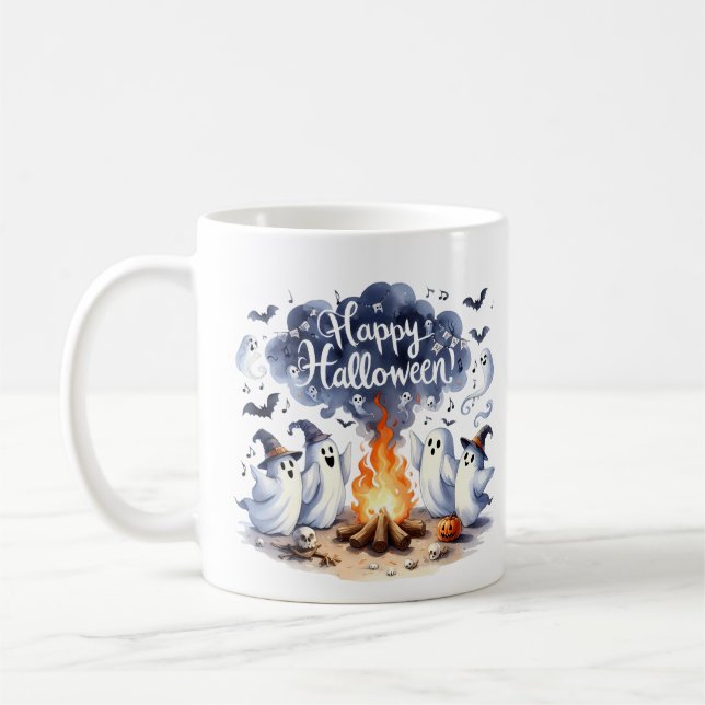 Taza De Café Halloween Ghost Mug (Izquierda)