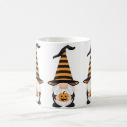Taza De Café Halloween Gnome Mug | Cute Pumpkin Coffee Cup
