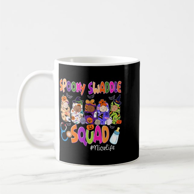Taza De Café Halloween gracioso (Izquierda)