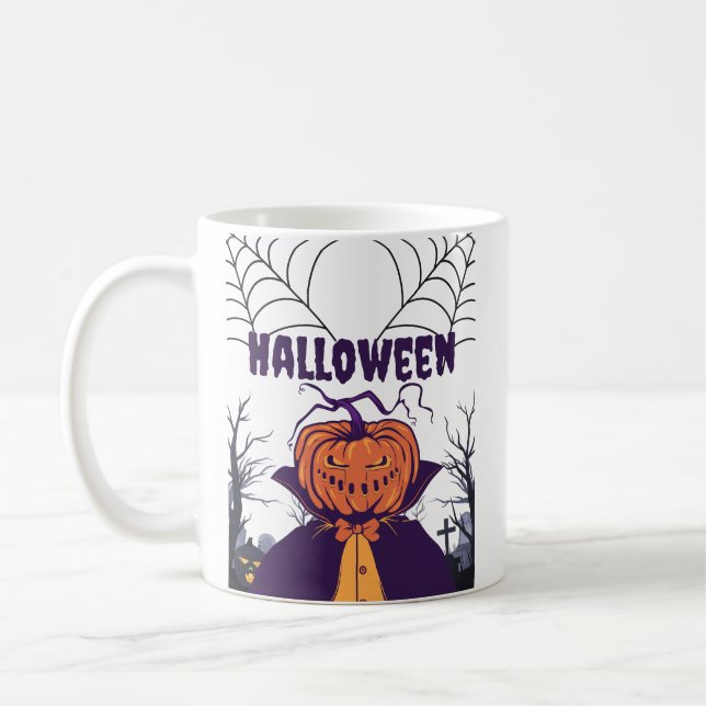 Taza De Café Halloween - Halloween_129 (Izquierda)