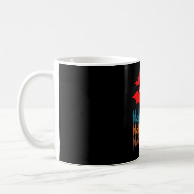 Taza De Café Halloween Halloween Bats! (Izquierda)