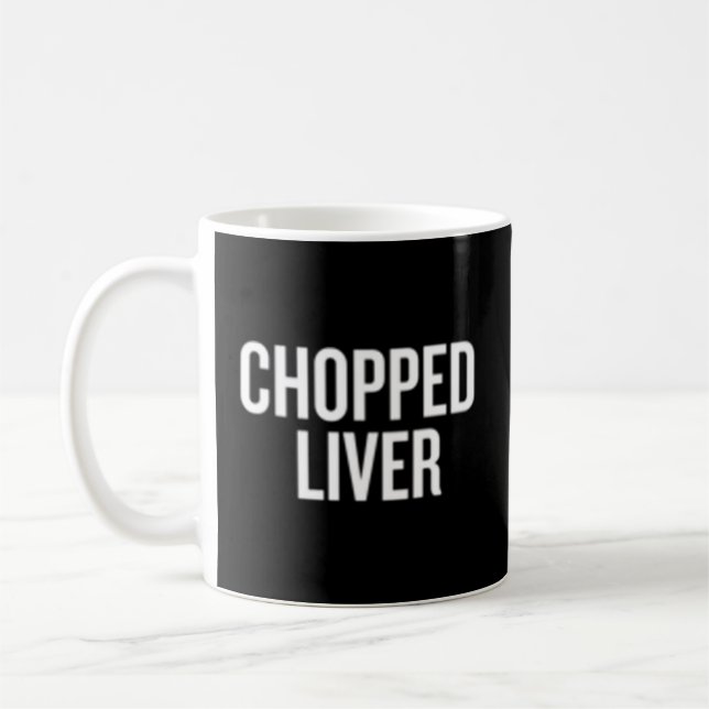 Taza De Café Halloween Halloween con Hígado Chopado (Izquierda)