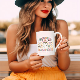 Taza De Café Halloween Halloween Retro Groovy