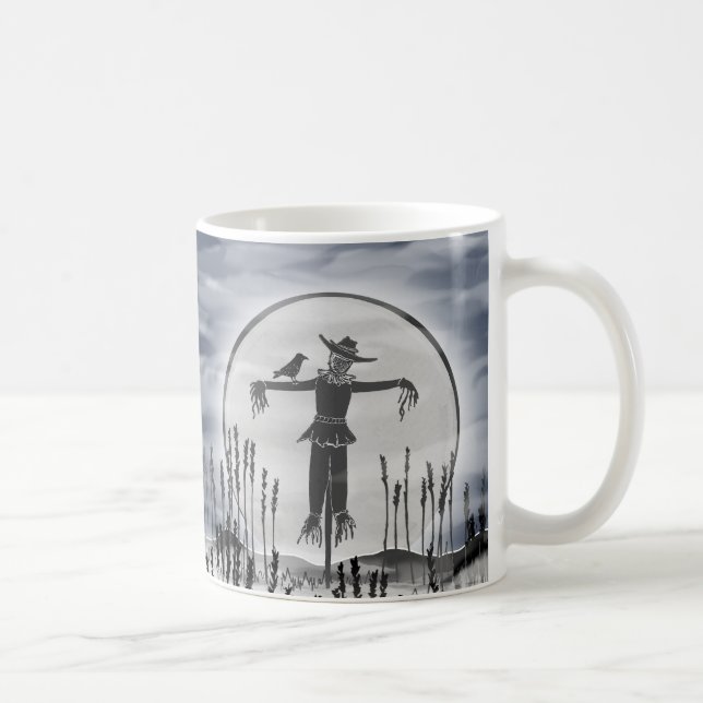 Taza De Café Halloween Horror espeluznante Escarecrow Mug (Derecha)