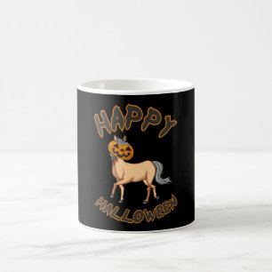 Taza De Café Halloween Horse Horses Pumpkin Horror Idea