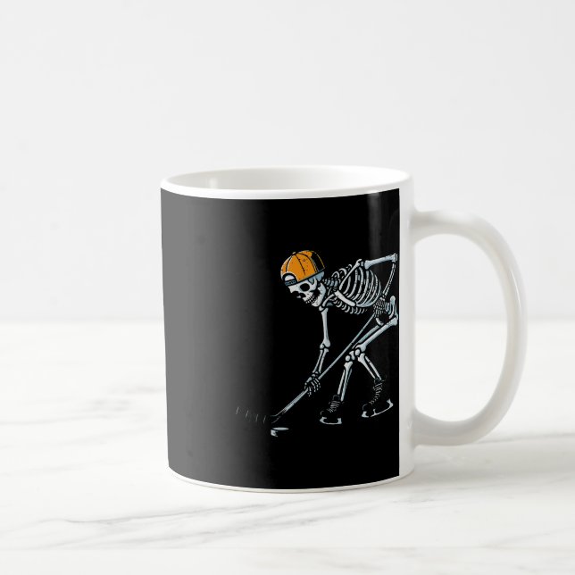 Taza De Café Halloween Ice Hockey Skeleton Costume Boys Kids Yo (Derecha)