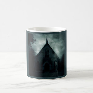 Taza De Café Halloween - Iglesia embrujada 1