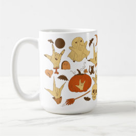 Taza De Café Halloween ILY - Diseño ASL