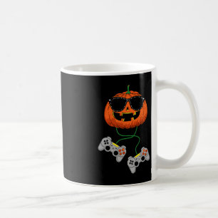Taza De Café Halloween Jack O Lantern Gamer Niños Hombres Diver