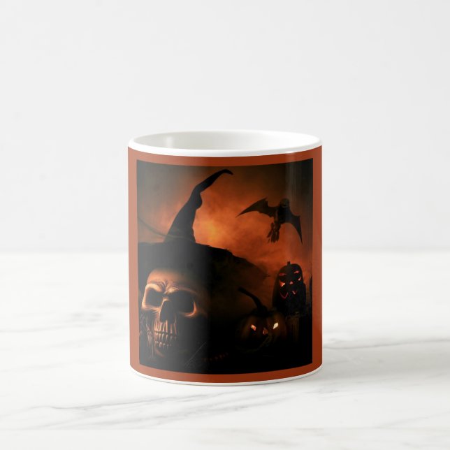 Taza De Café Halloween - Jack-O-Lanterns 4 (Centro)