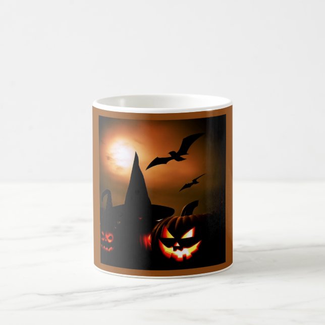 Taza De Café Halloween - Jack-O-Lanterns 7 (Centro)