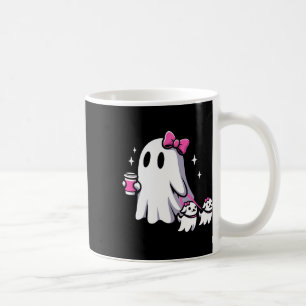 Taza De Café Halloween lindo fantasma vagando perro fantasmagór