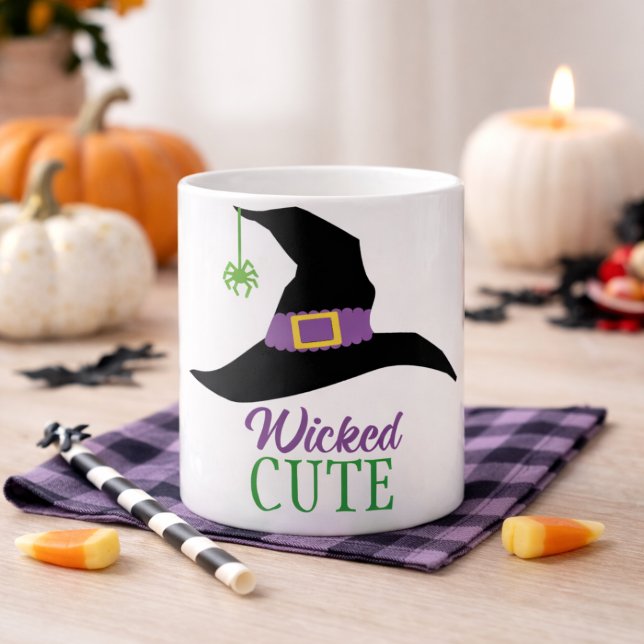Taza De Café Halloween Malvadamente Lindo (Subido por el creador)