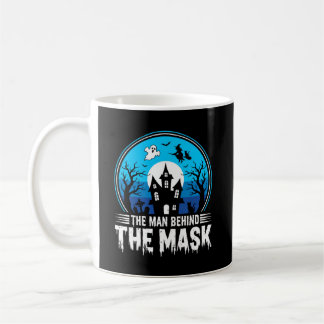 Taza De Café Halloween Man Behind the Mask Haunted House
