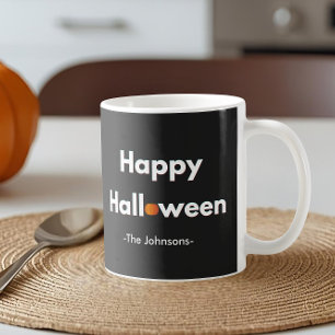 Taza De Café Halloween minimalista moderno – Personalizado
