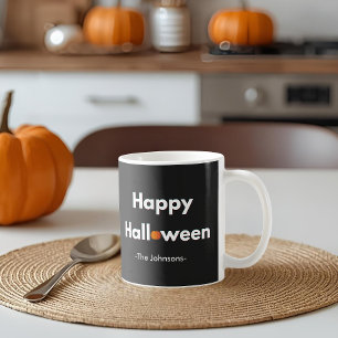 Taza De Café Halloween Minimalista moderno - Personalizado