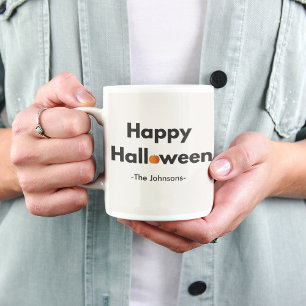 Taza De Café Halloween Minimalista moderno - Personalizado