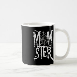 Taza De Café Halloween Momster Mom Monster Funny Costume mamá