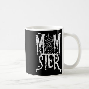 Taza De Café Halloween Momster Mom Monster Funny Costume mamá