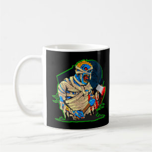 Taza De Café Halloween Monster Zombie Mummy Bandas de sangre Ax