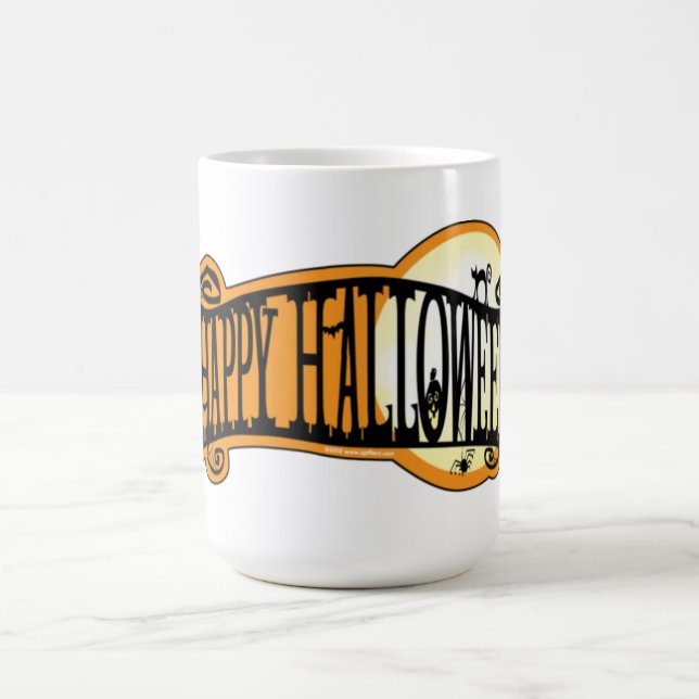 Taza De Café Halloween Mug/Banner (Centro)