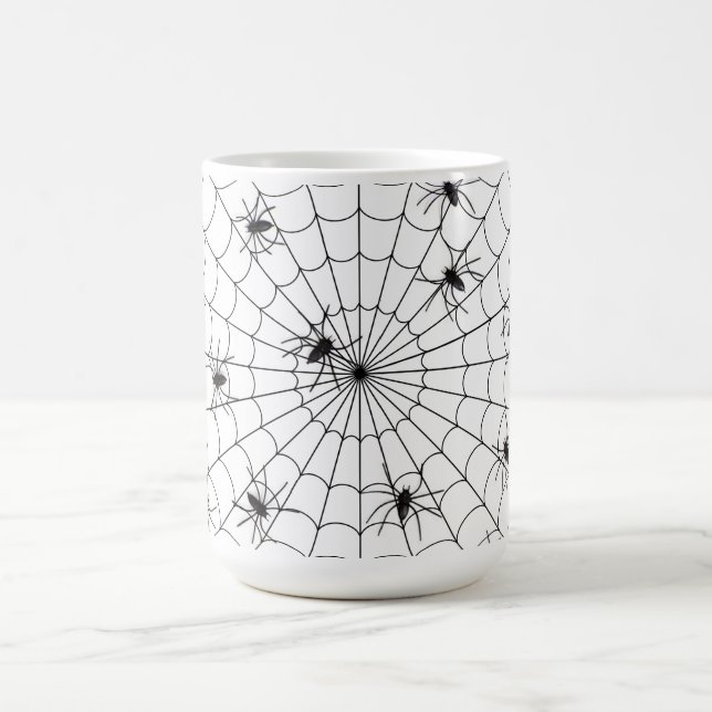 Taza De Café Halloween Mug/Spiders y Spider web (Centro)