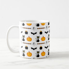 Taza De Café Halloween mugs with a cat theme