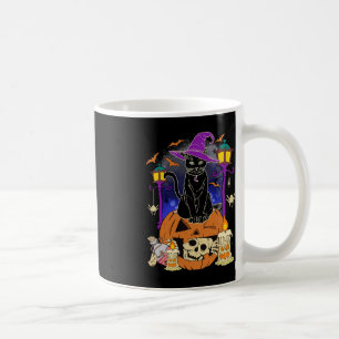 Taza De Café Halloween Mujeres Hombres Niños Halloween Black Ca