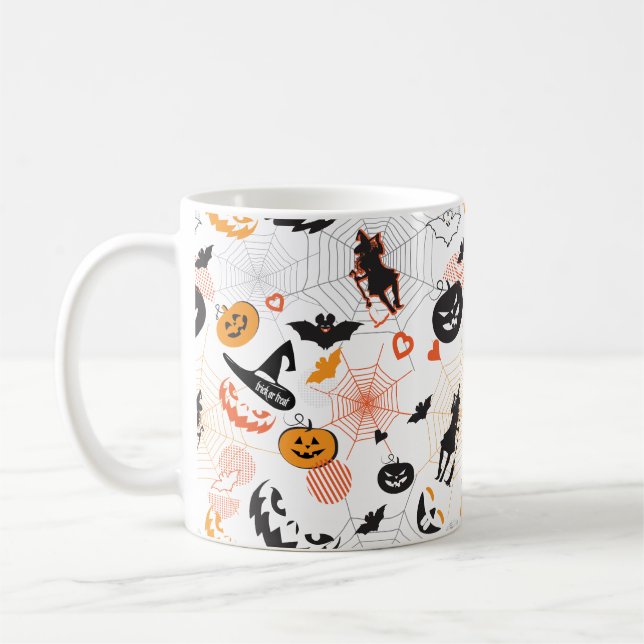 Taza De Café Halloween Night Fiesta Trendy (Izquierda)