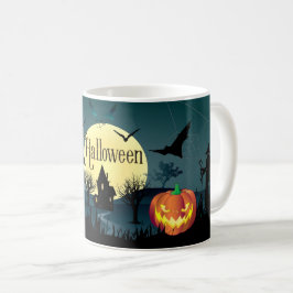 Taza De Café Halloween Night Mug Tret o Trick