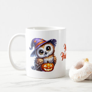 Taza De Café Halloween Owl Coffee Mug