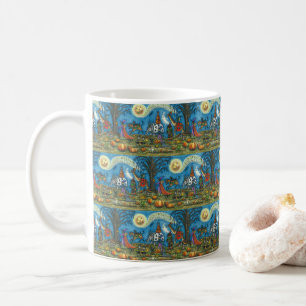 Taza De Café HALLOWEEN PARADE Witch Giraffe Bear Zebra Skellis