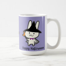Halloween Personalizado Whimsical Cute Wizard Rabb