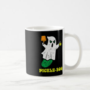Taza De Café Halloween Pickleball Pickle Boo Ghost Costumen