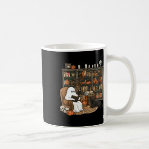 Taza De Café Halloween, profesor bibliotecario de libros de lec