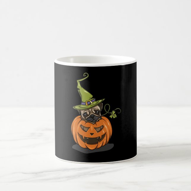 Taza De Café Halloween Pug (Centro)