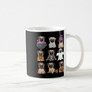 Taza De Café Halloween Pug Costume Spookme Ghost Pumpkin Pug Ha