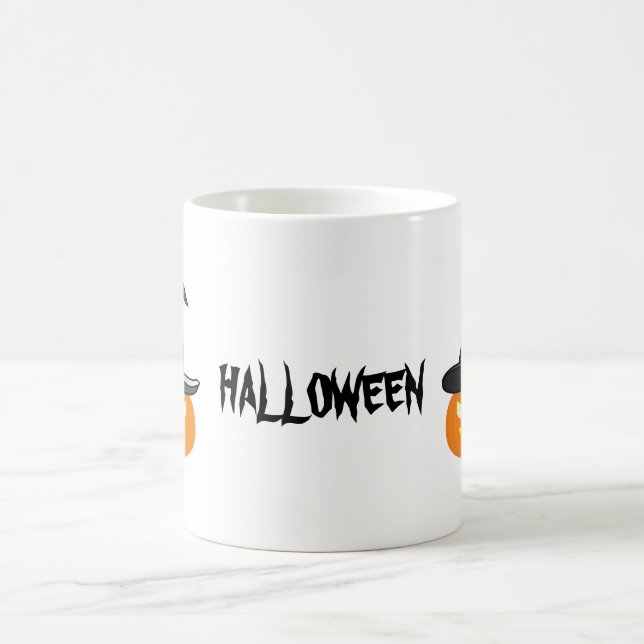 Taza De Café Halloween Pumkin Coffee Mug (Centro)