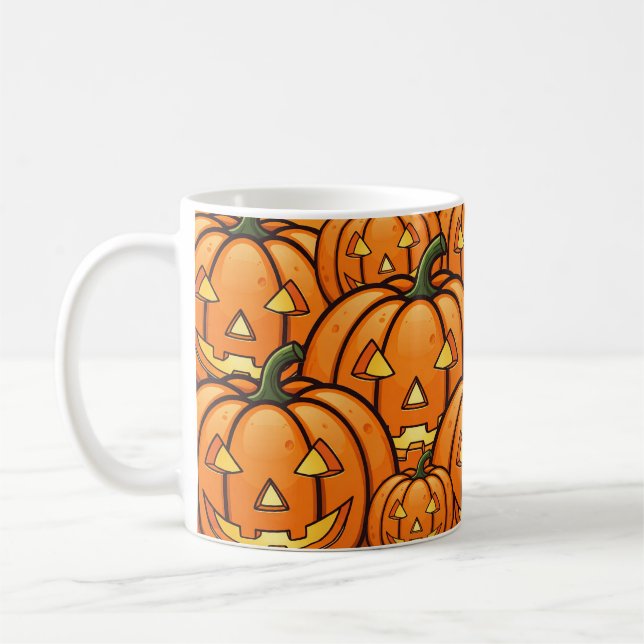 Taza De Café Halloween Pumpkin Mug (Izquierda)