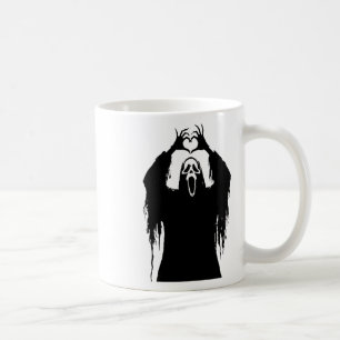 Taza De Café Halloween Scary Face Horror Poster