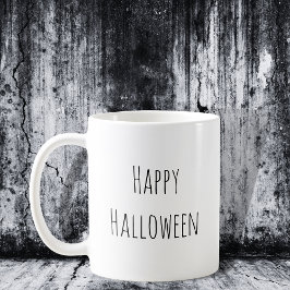Taza De Café Halloween Simple Spooky