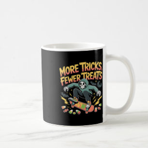 Taza De Café Halloween Skateboard Tricks Skeleton Candon Youth