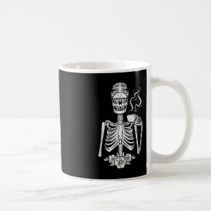 Taza De Café Halloween Skeleton Coffee Funny Costume Mamá Mujer