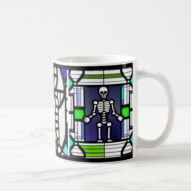 Taza De Café Halloween Skeleton Mug (Derecha)