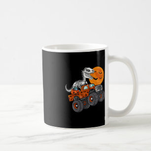 Taza De Café Halloween Skeleton T Rex Monster Truck Niños T