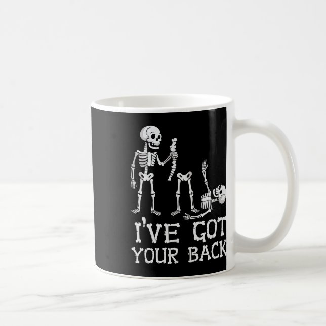 Taza De Café Halloween Skeletons Tengo Tus Ck Costume Hombres Q (Derecha)