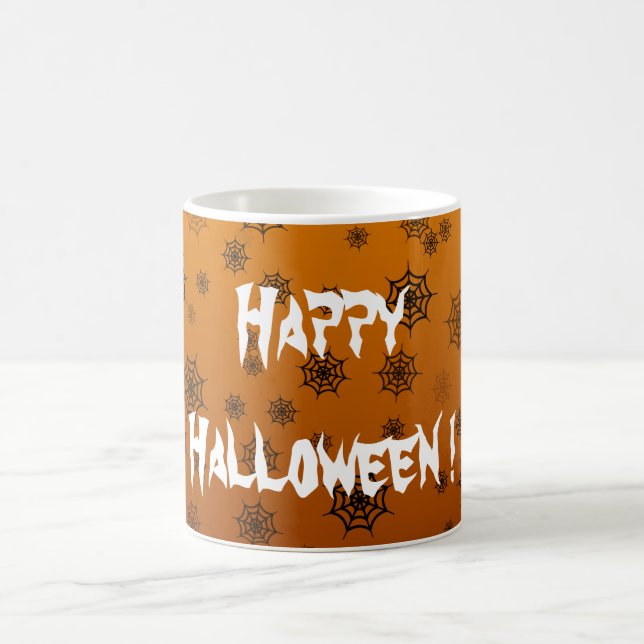 Taza De Café Halloween Spider Web (Centro)