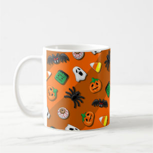 Taza De Café Halloween Spooky Candies Fiesta